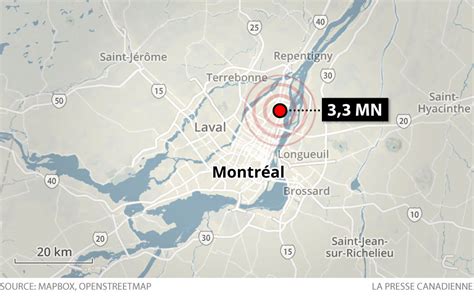 tremblement de terre montreal 2023